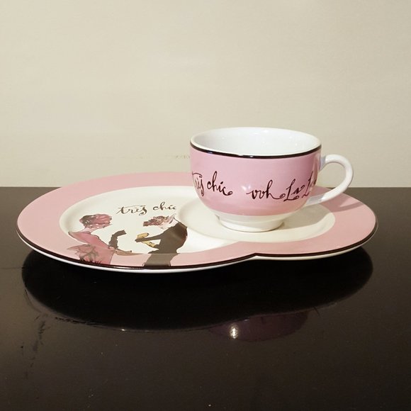 Rosanna, Tres Chic, Snack Plates & Cups - Picture 5 of 6
